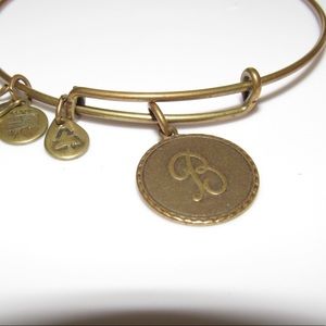 Gold Alex and ani bracelet